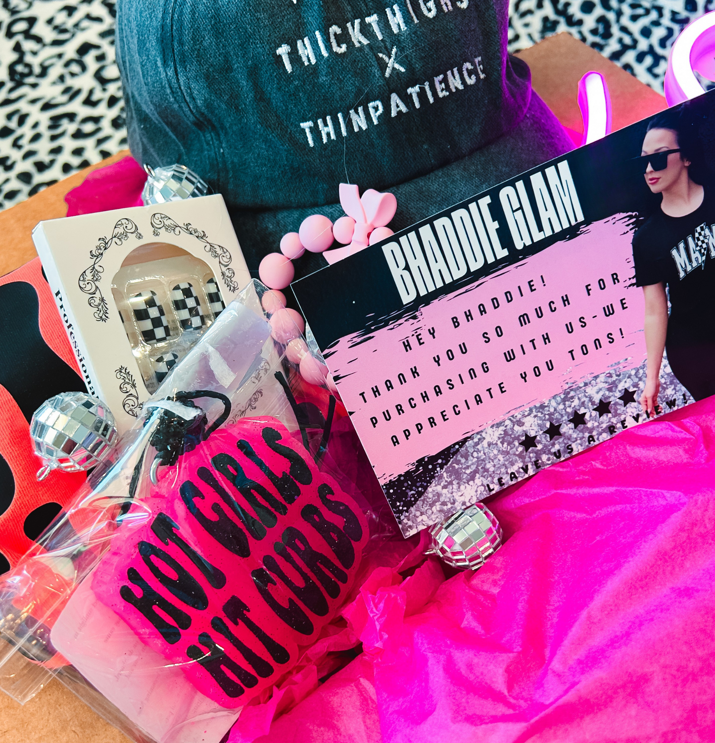 BHADDIE MONTHLY SELF-CARE BOX- CHOOSE FAITH, SNARKY OR MAMA VIBES