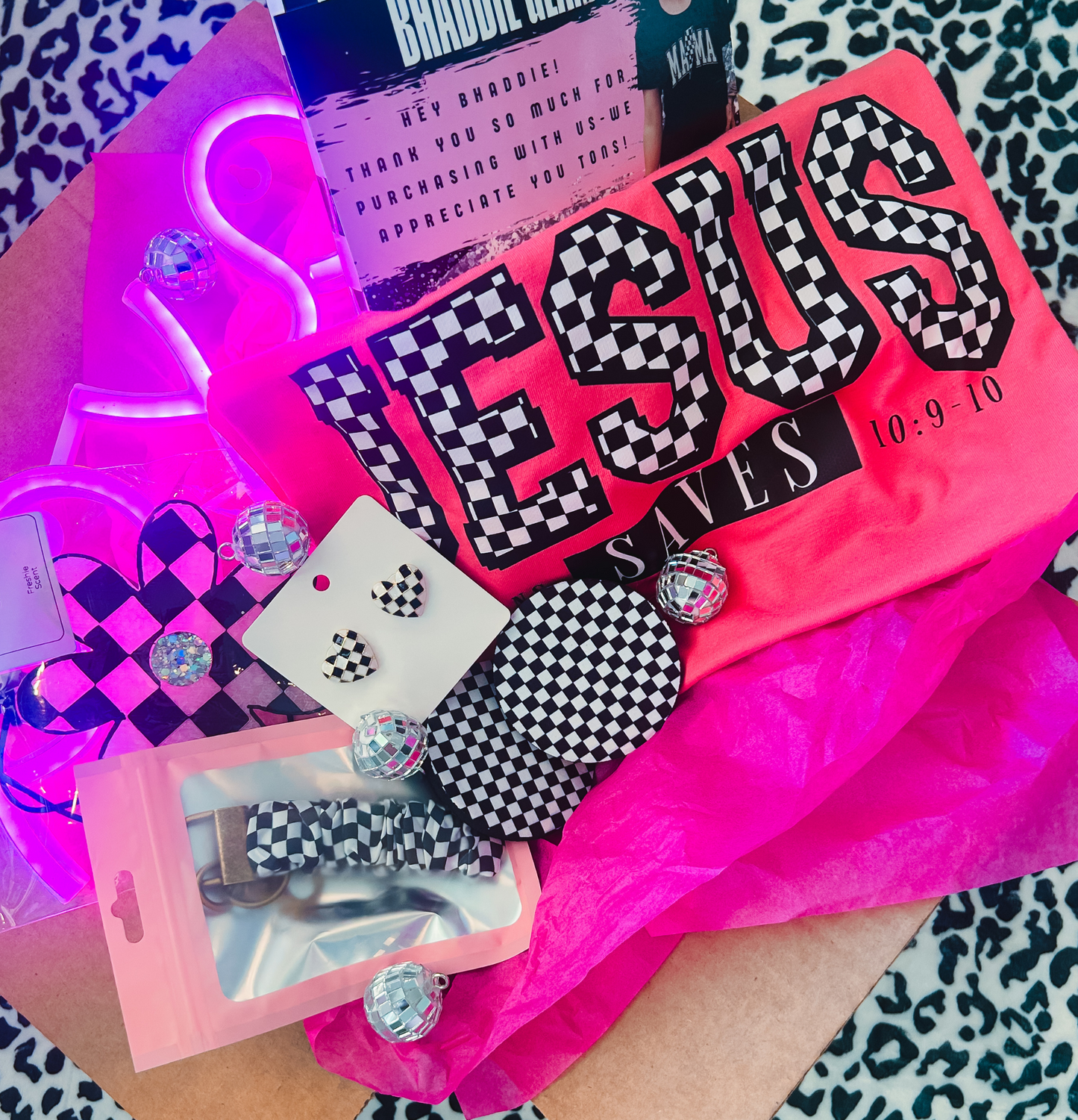 BHADDIE MONTHLY SELF-CARE BOX- CHOOSE FAITH, SNARKY OR MAMA VIBES